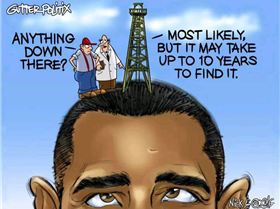 obama oil large obamaprompter