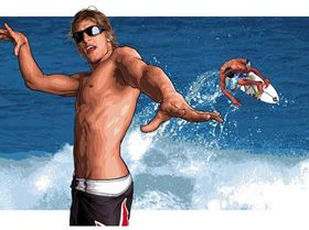 Bruce Irons Cartoon