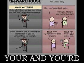 13899-YOU AND YOURE-Maybe a cartoon will help you finally figure it out