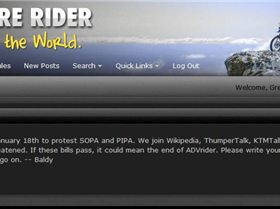 SOPA/PIPA Protest