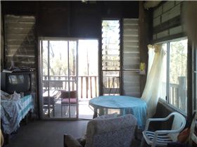 Living room and verandah