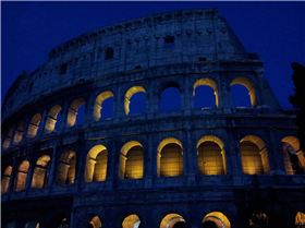 Colosseum by night