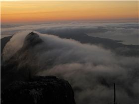 Sunset over Mount Bowen