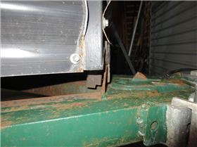 Lugs that interlok and prevent any fore-aft movement.