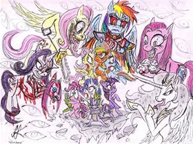 my little pony villainy is horrific by devilkais-d57aoct