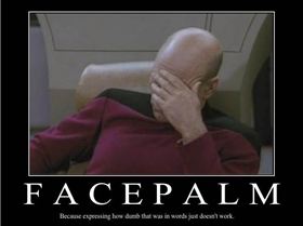 facepalm