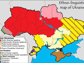 Ethnolingusitic map of ukraine