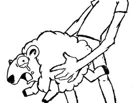 take that you naughty sheep    by frostbyte