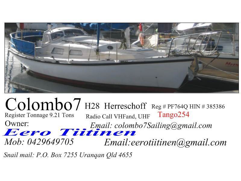 Relevent Details of Erro's Boat