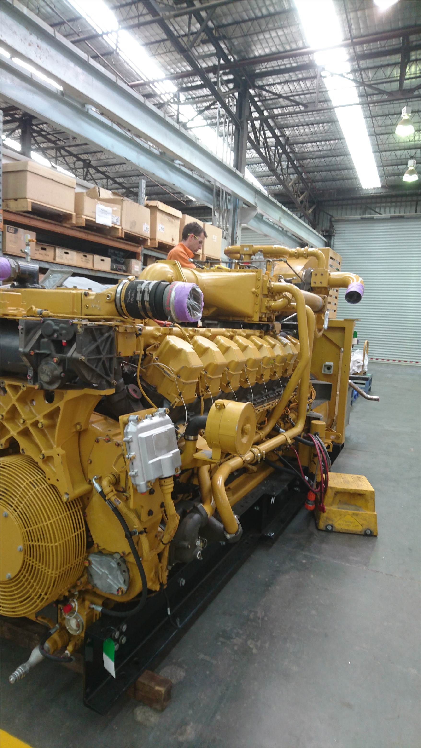 Mondays cat engine 010