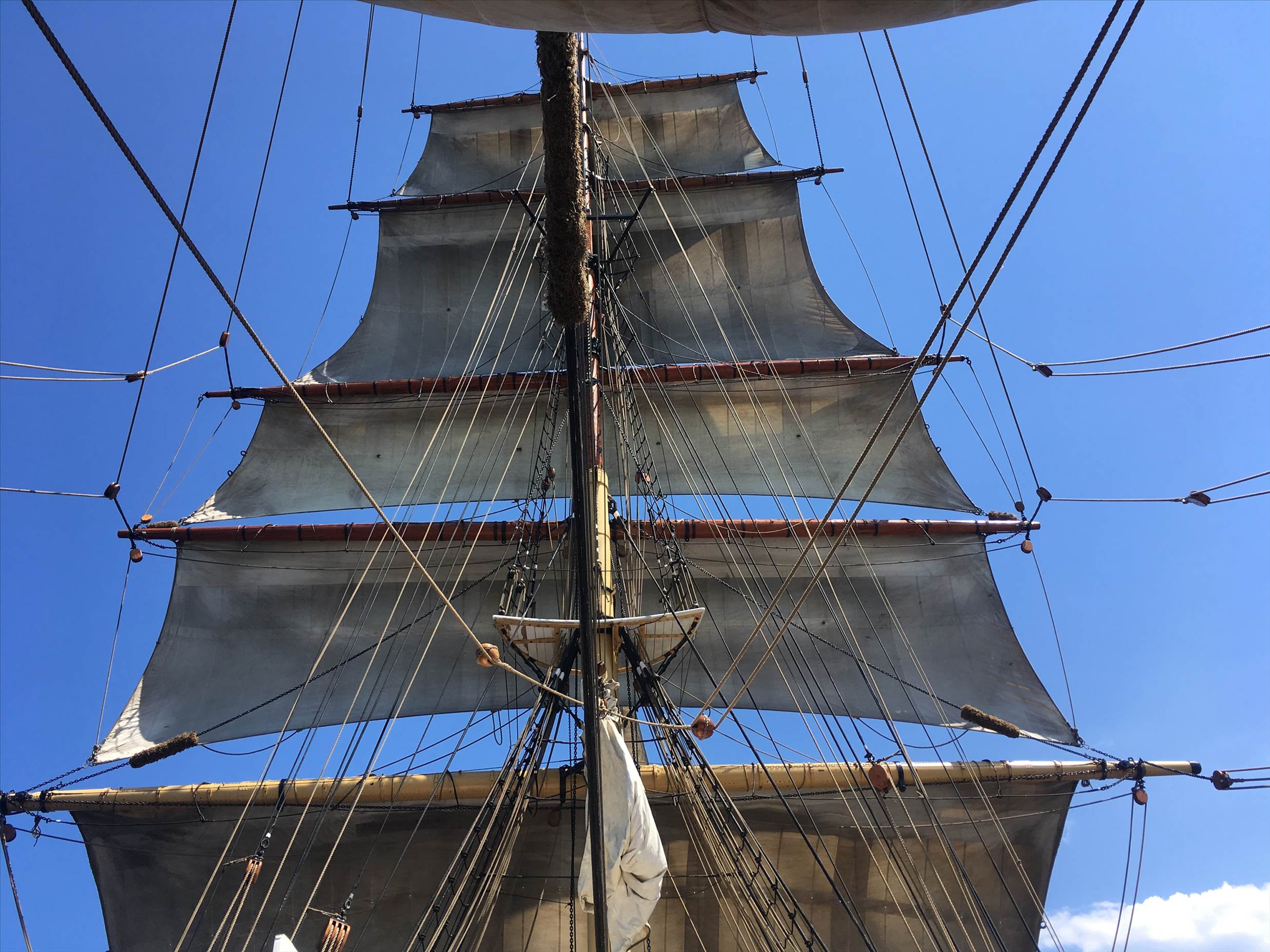 James Craig on way to wooden boat festival