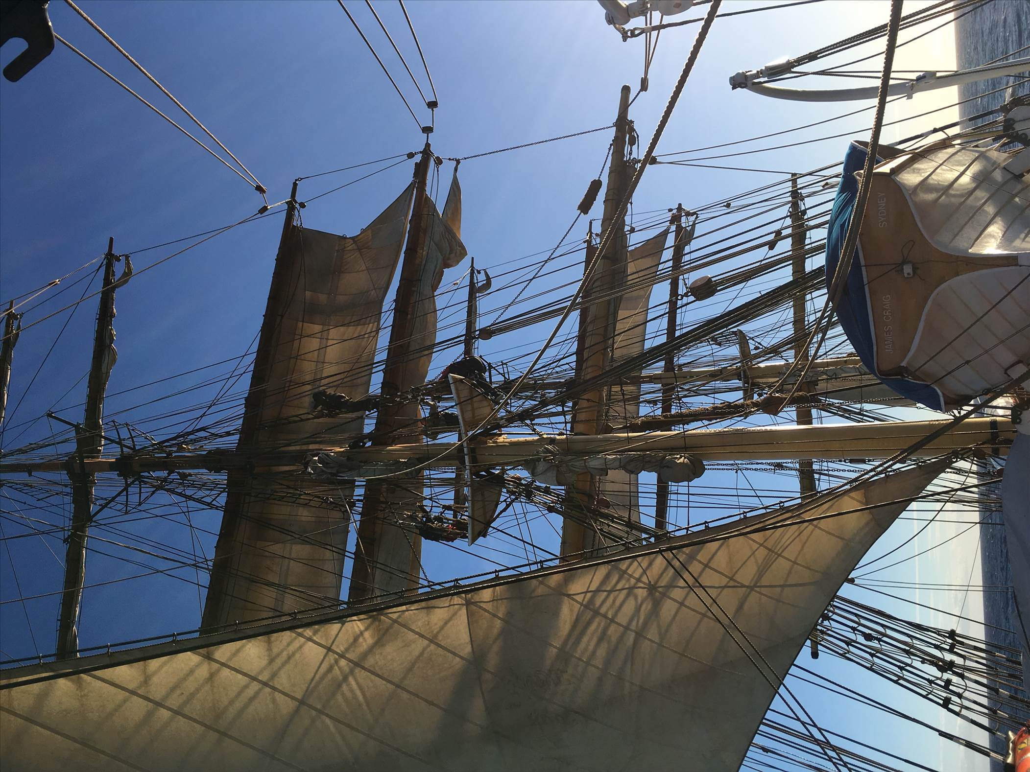 James Craig on way to wooden boat festival