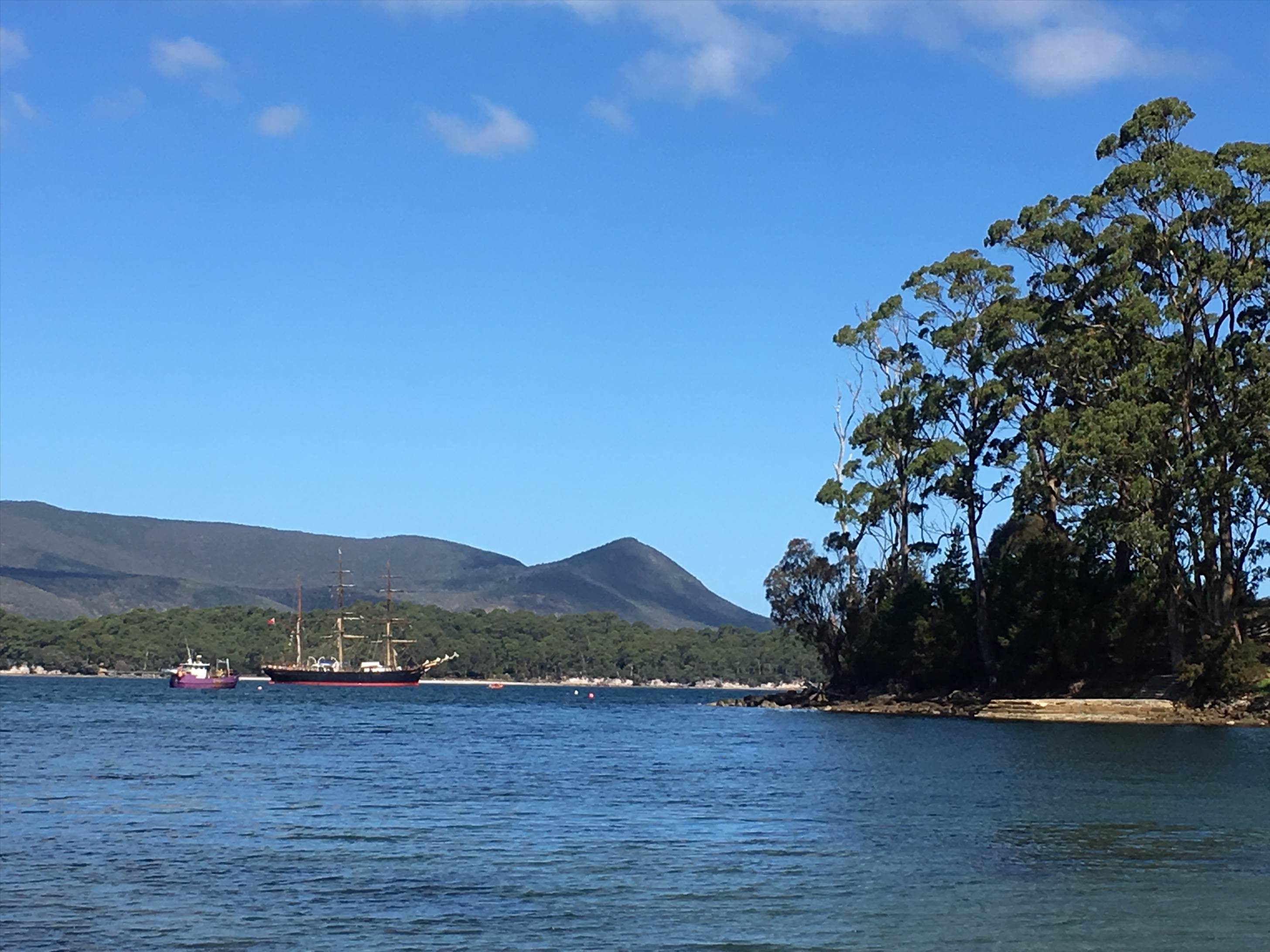 James Craig on way to wooden boat festival