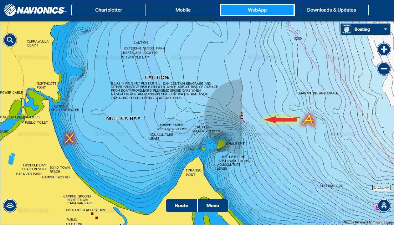 East Cardinal Marker