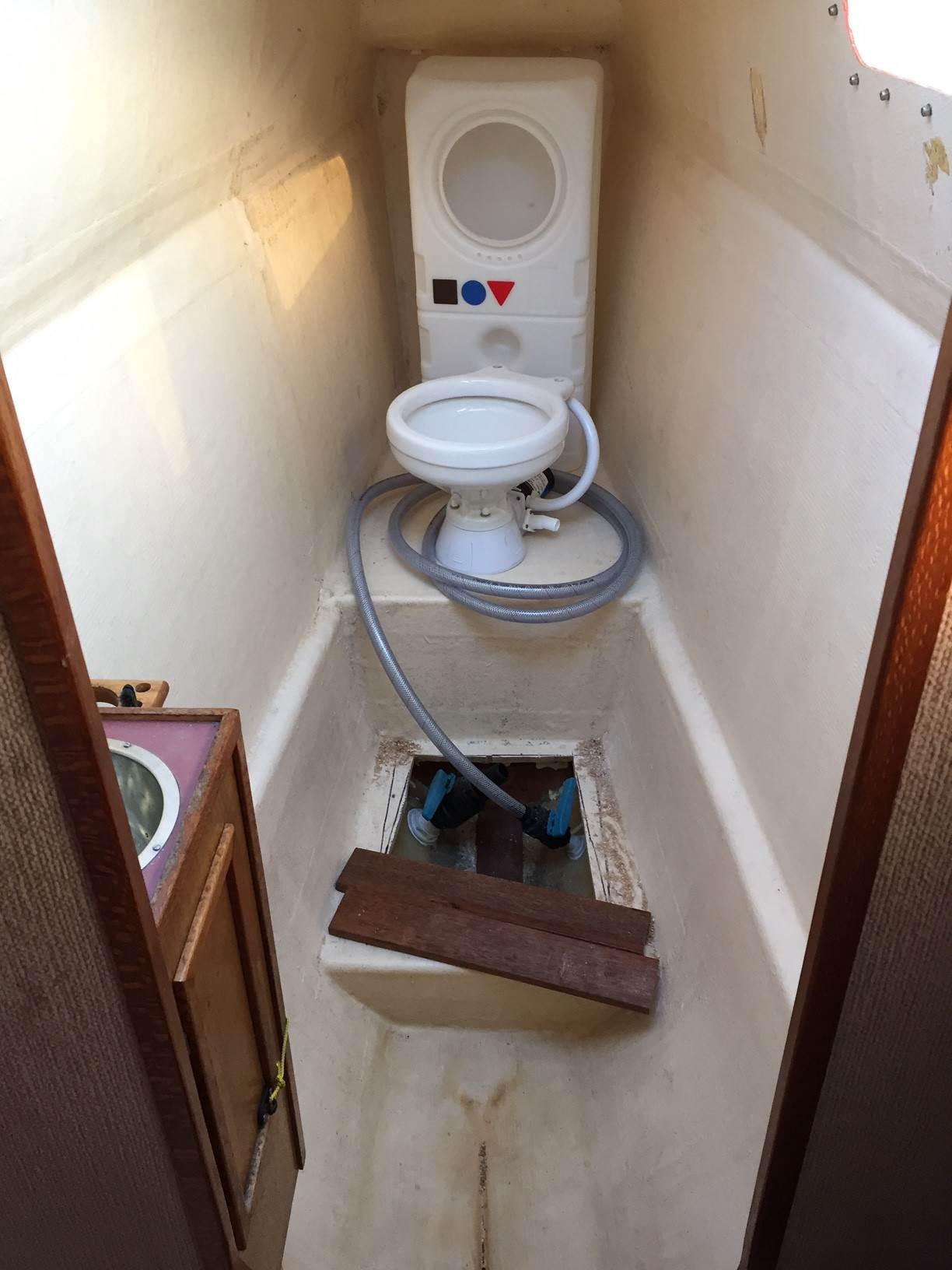 Toilet under construction