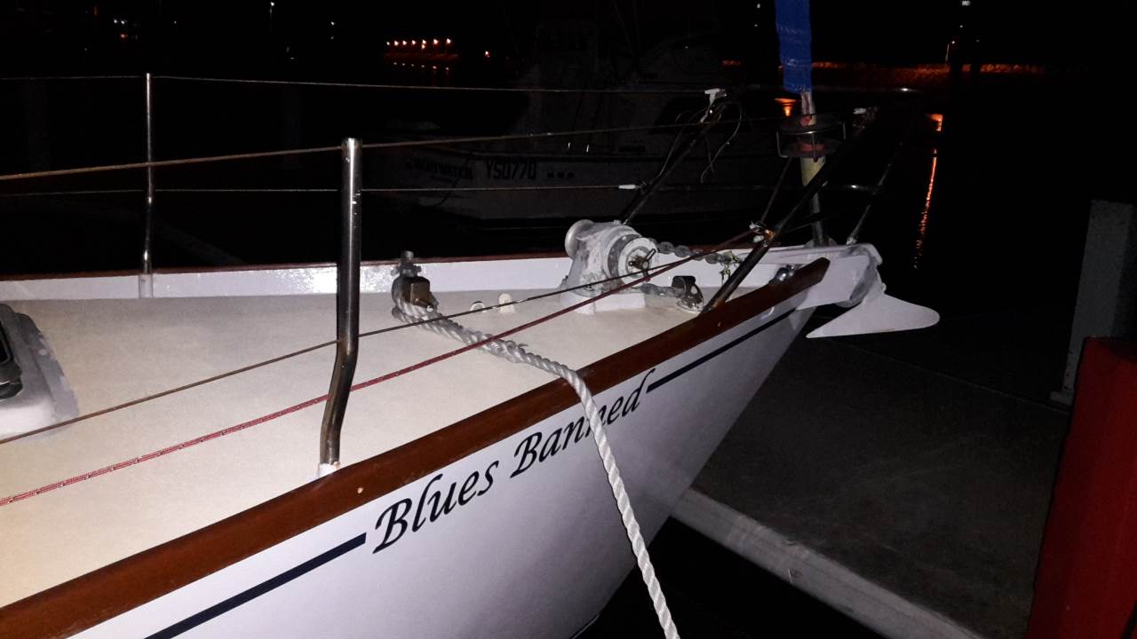 Boat repairs finished.