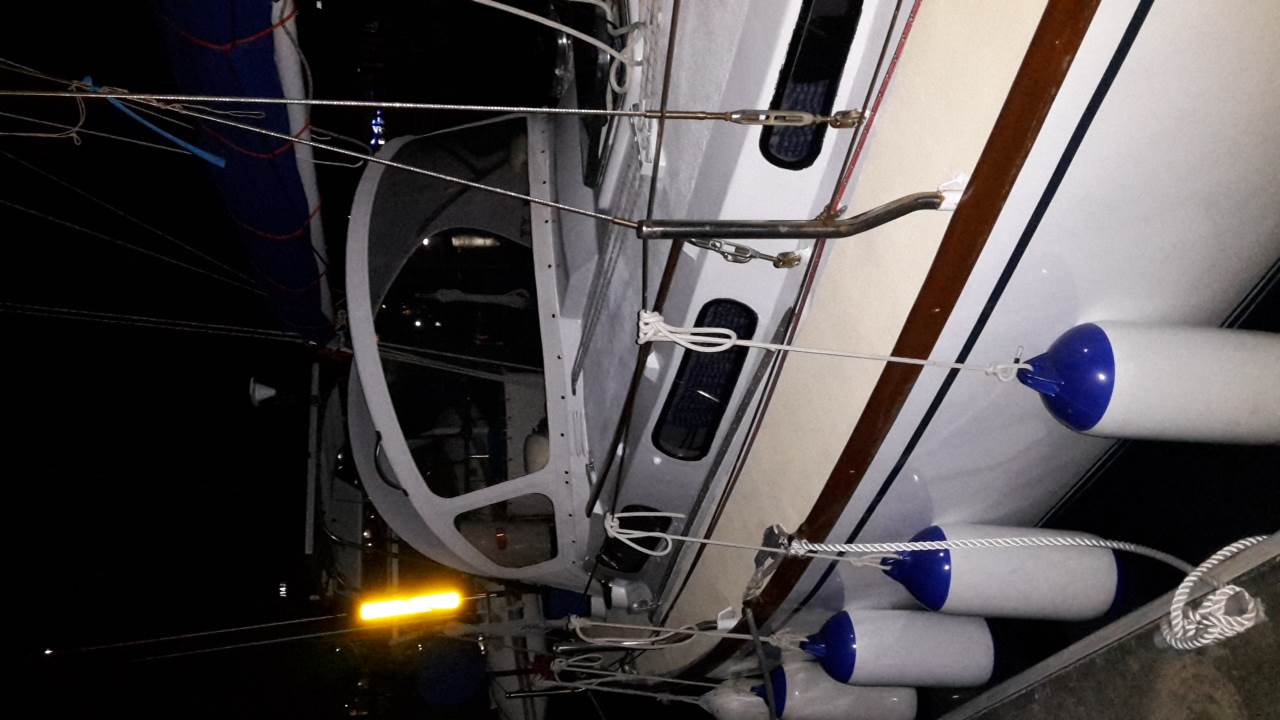 Boat repairs finished.