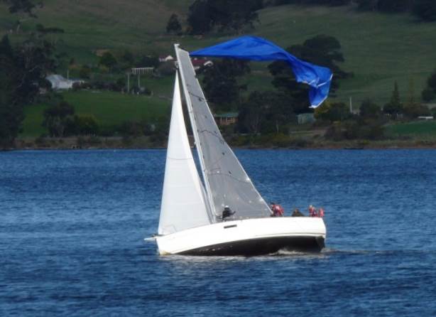 French Connection's new way of flying a spinnaker