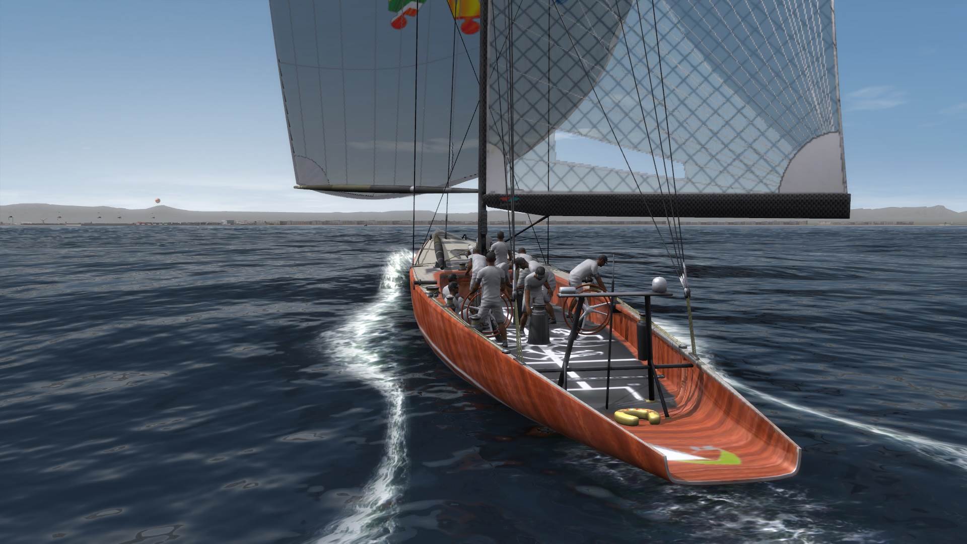 2017 Damo leading America's cup in cold moulded one off 1