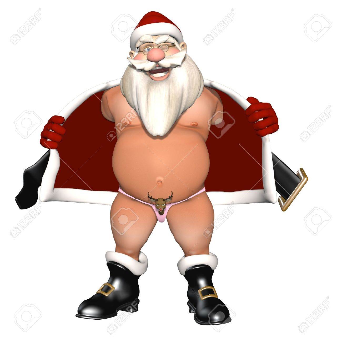 15889815-santa-flashing-in-a-reindeer-thong-santa-opening-his-coat-to-flash-not-wearing-pants-nether