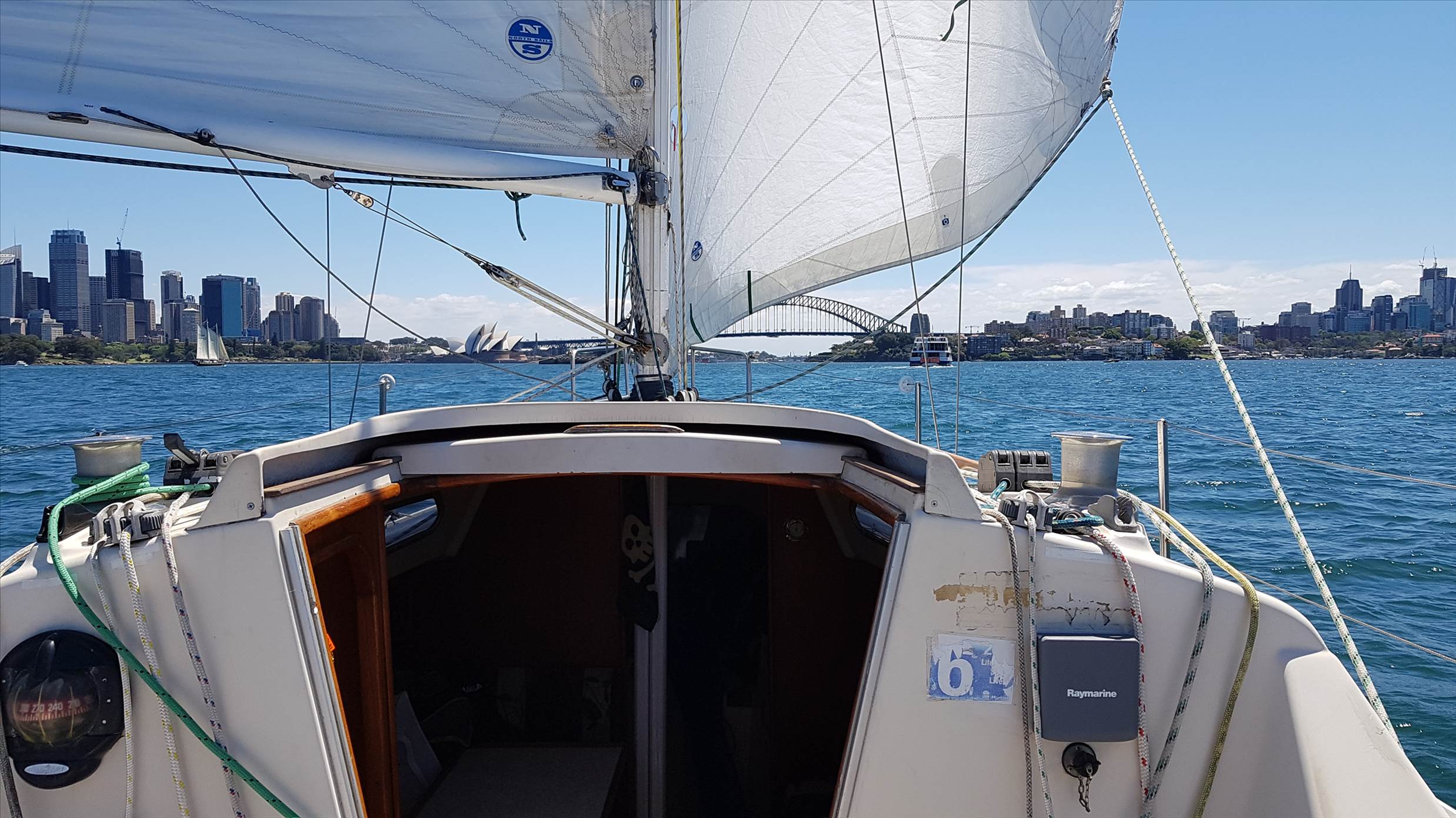 Sydney harbour sailing