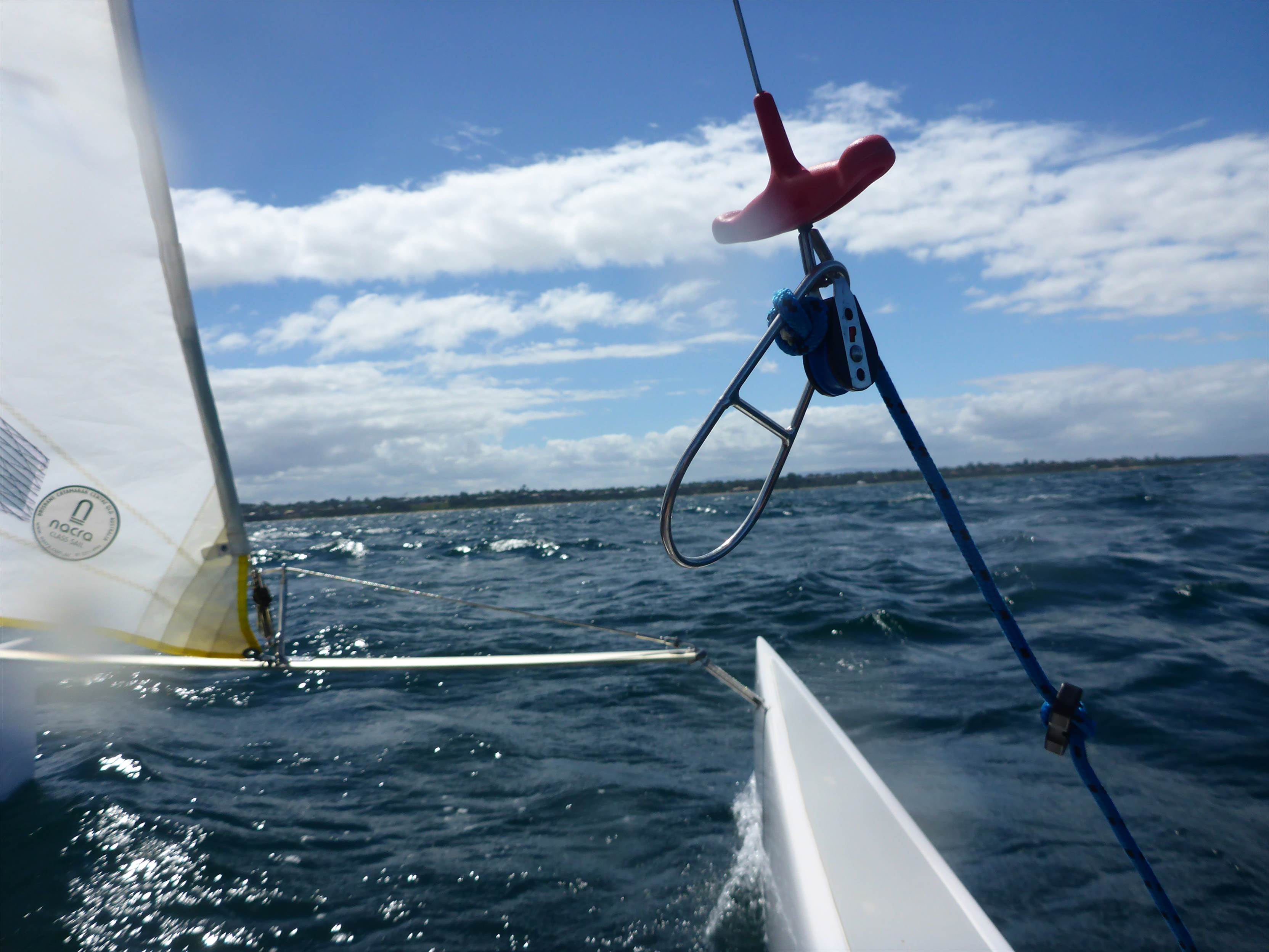 Choppy Port Phillip Bay