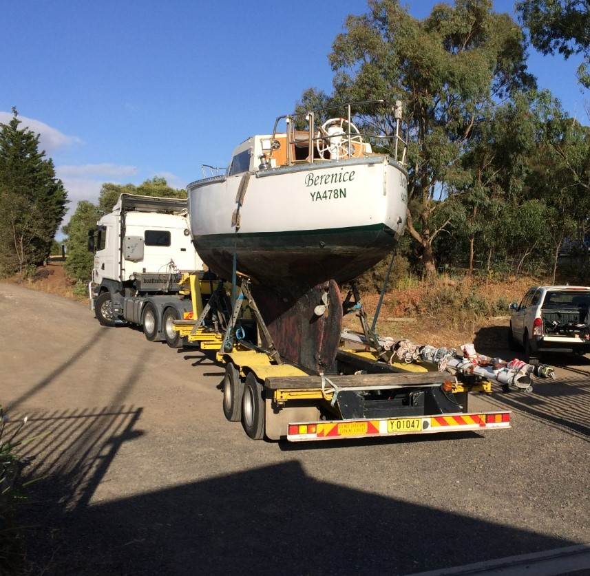 Berenice on truck cropped