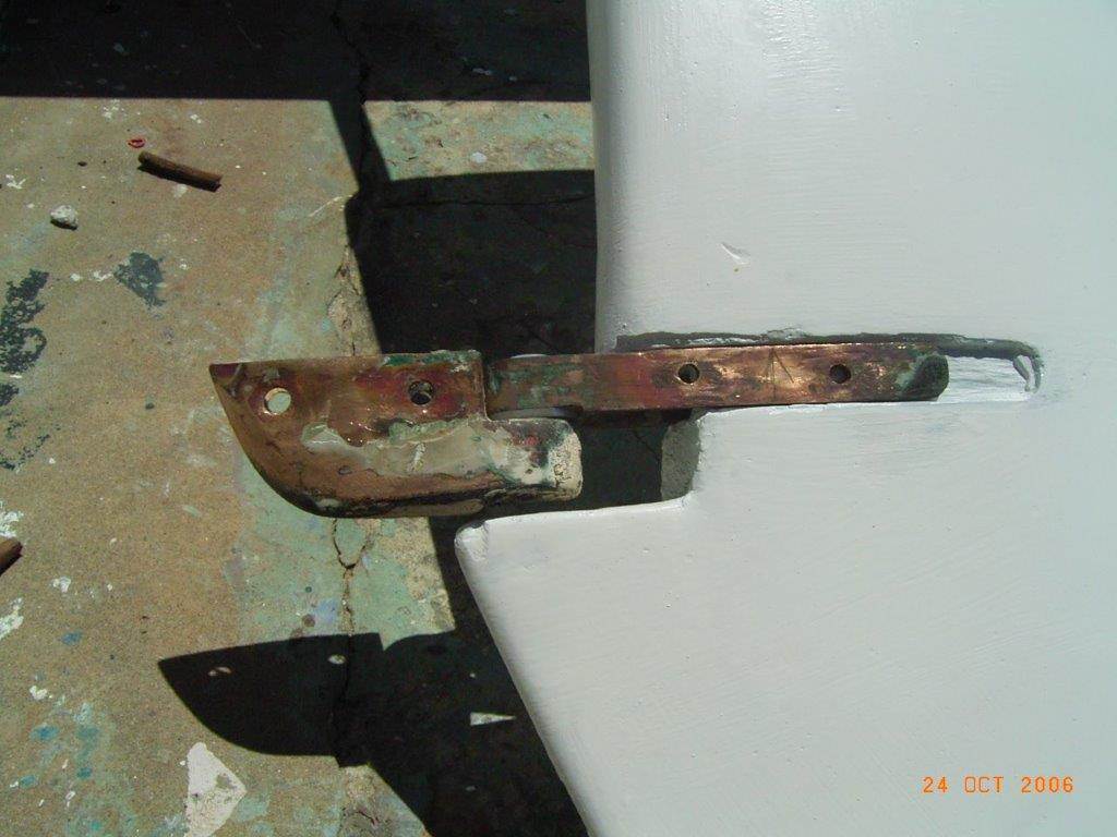 Lower Skeg Shoe with pivotal pin