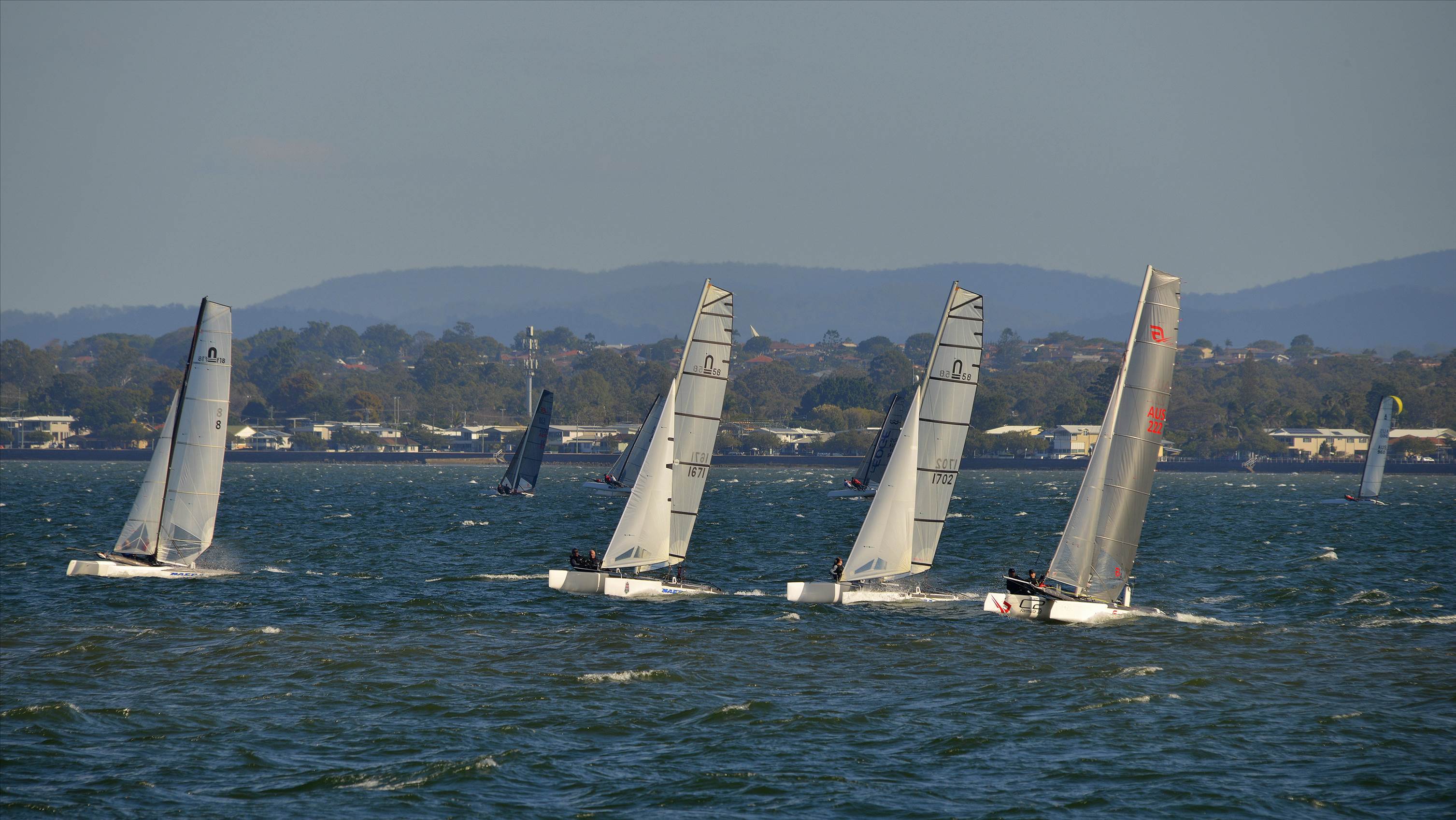 2022 HYC Winterbash Race 3, Multihulls