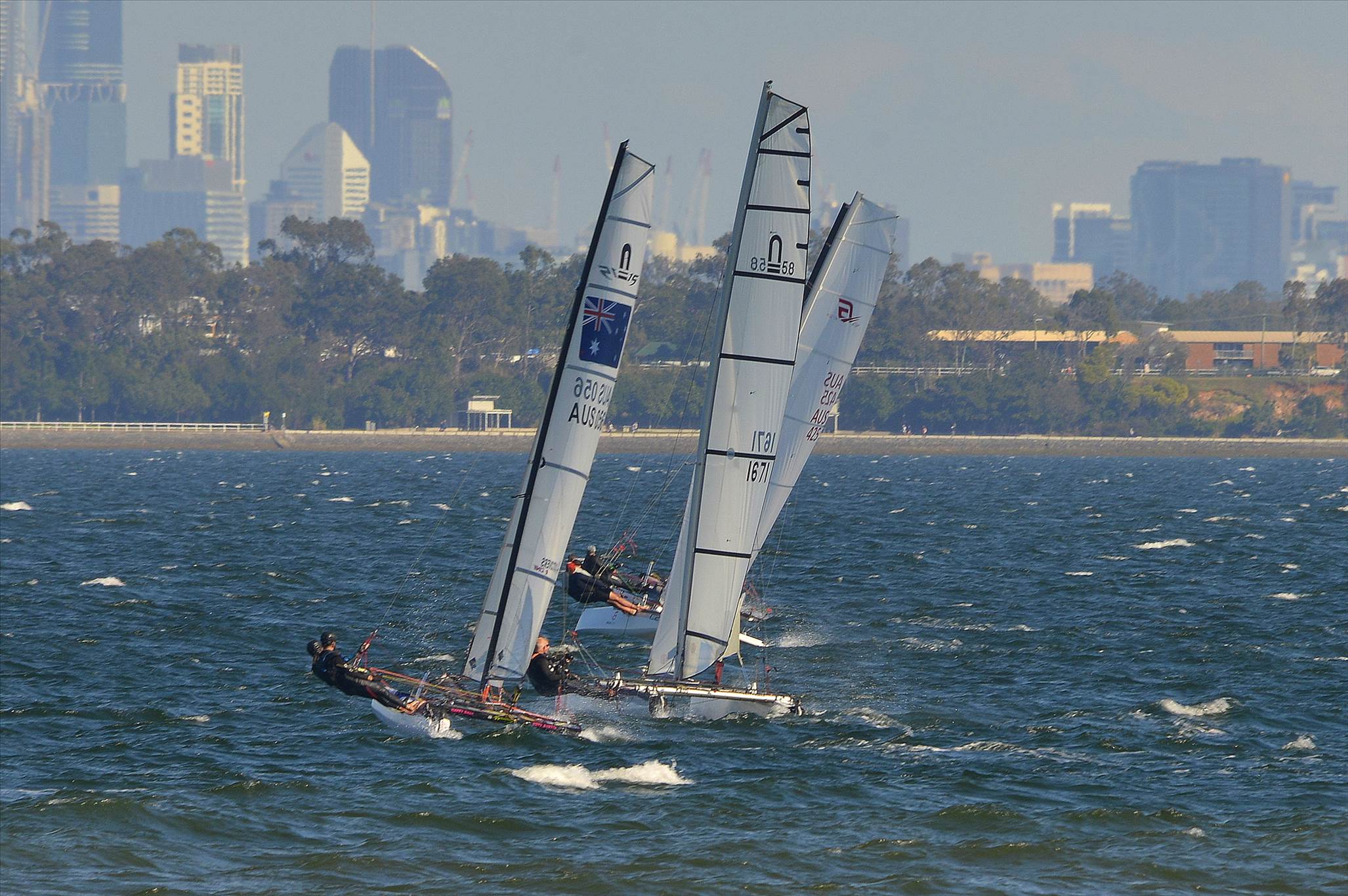 2022 HYC Winterbash Race 3, Multihulls