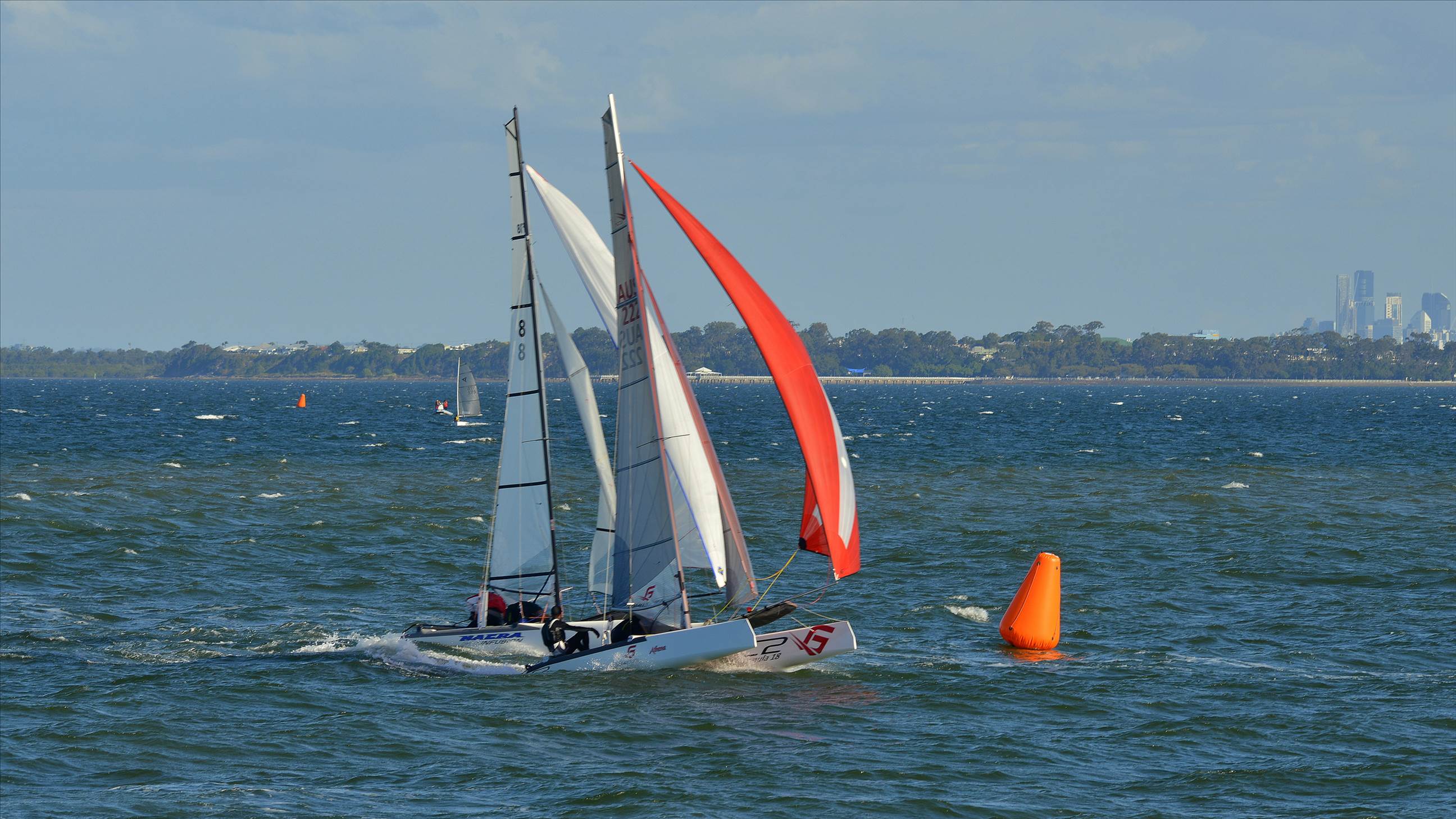 2022 HYC Winterbash Race 3, Multihulls