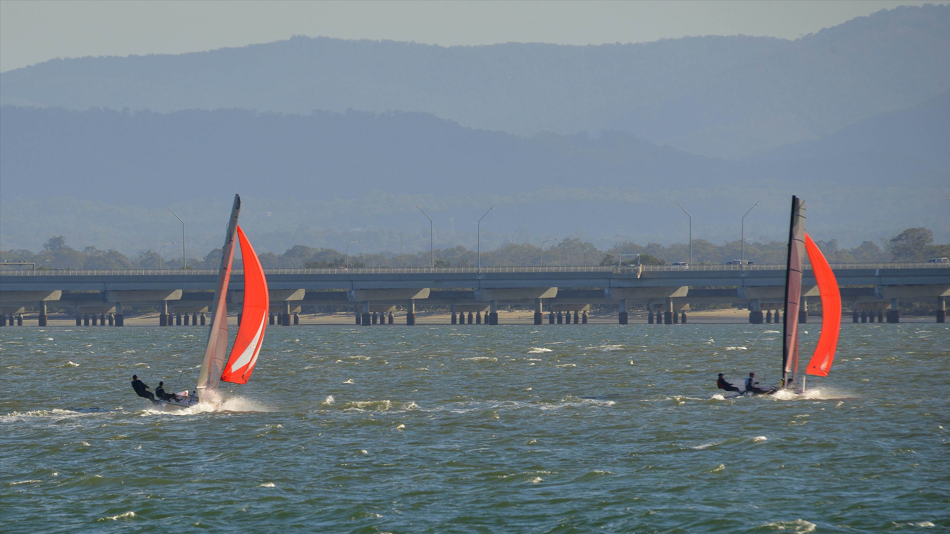 2022 HYC Winterbash Race 3, Multihulls