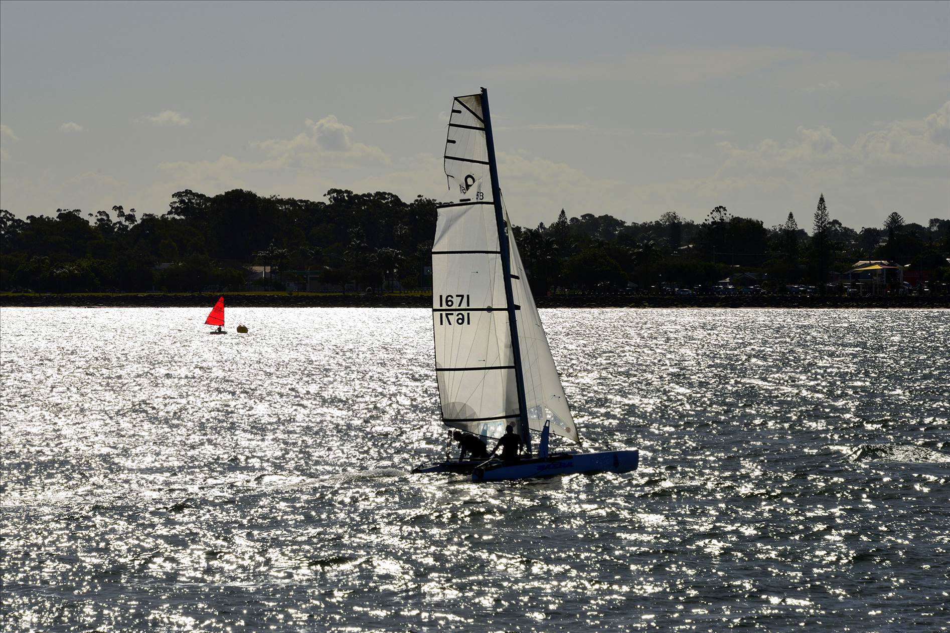 2022 HYC Winterbash Race 3, Multihulls