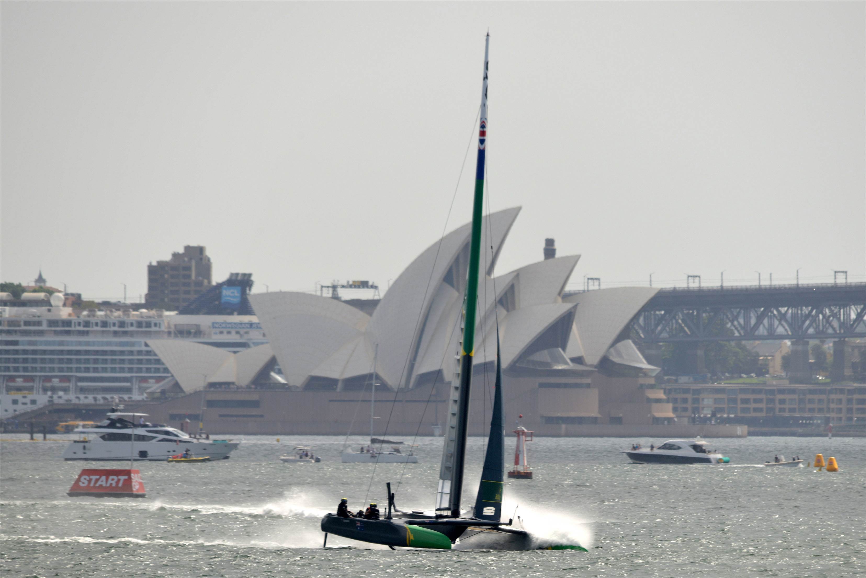 2020 Sail GP Sydney Nosedives