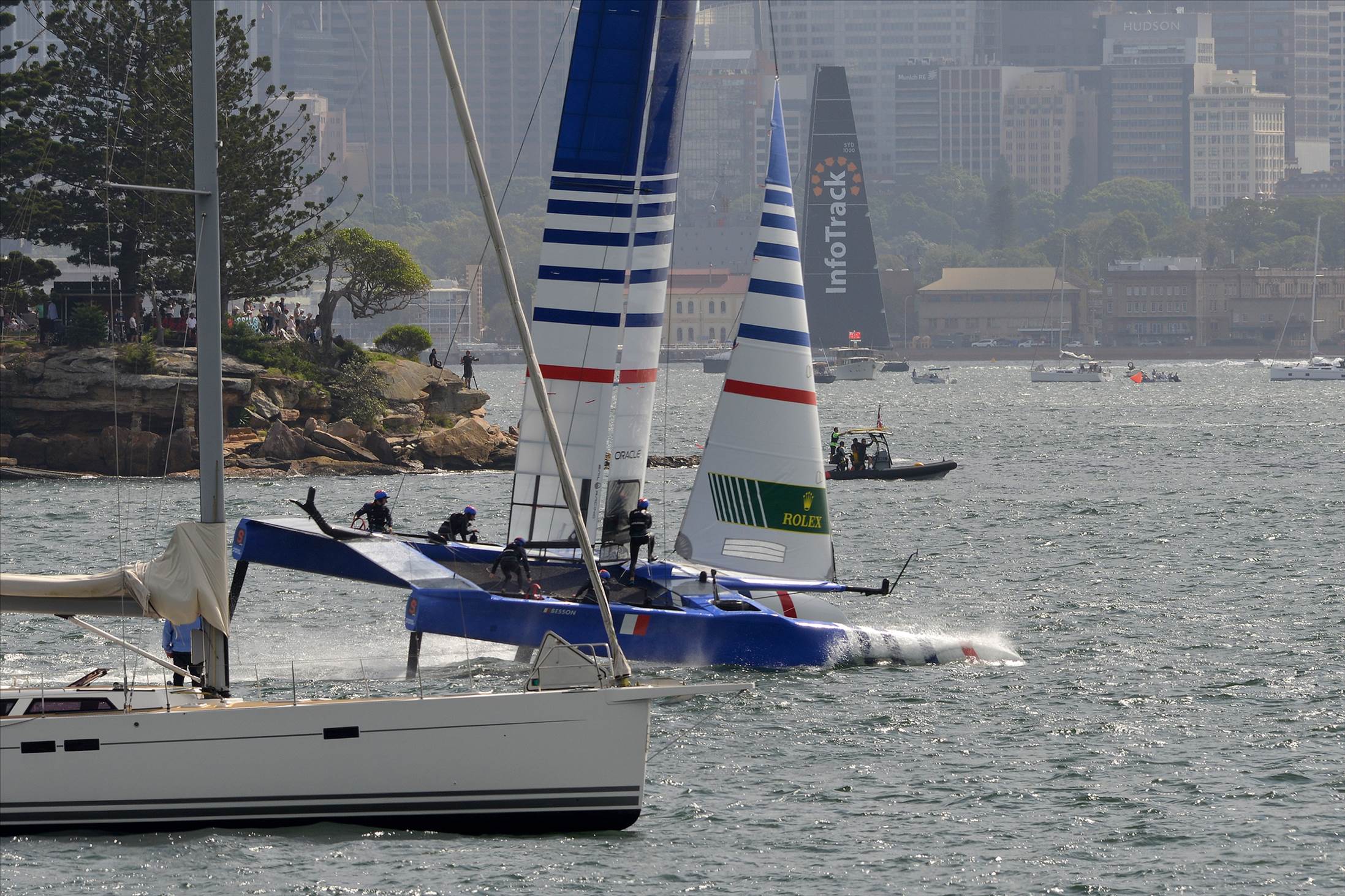 2020 Sail GP Sydney Nosedives