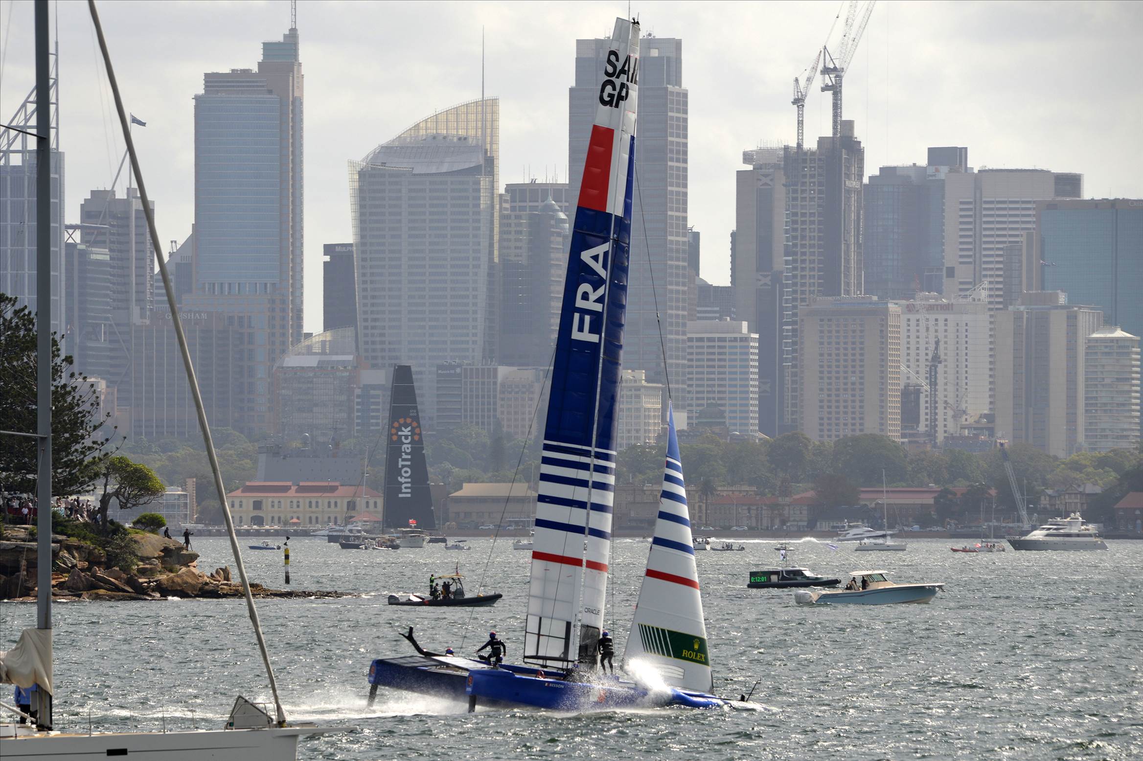 2020 Sail GP Sydney Nosedives