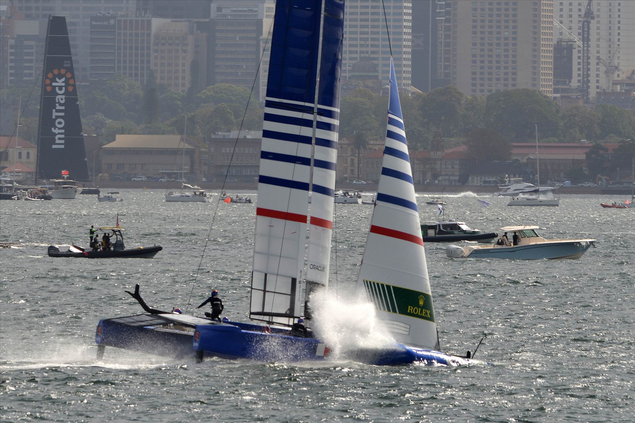 2020 Sail GP Sydney Nosedives