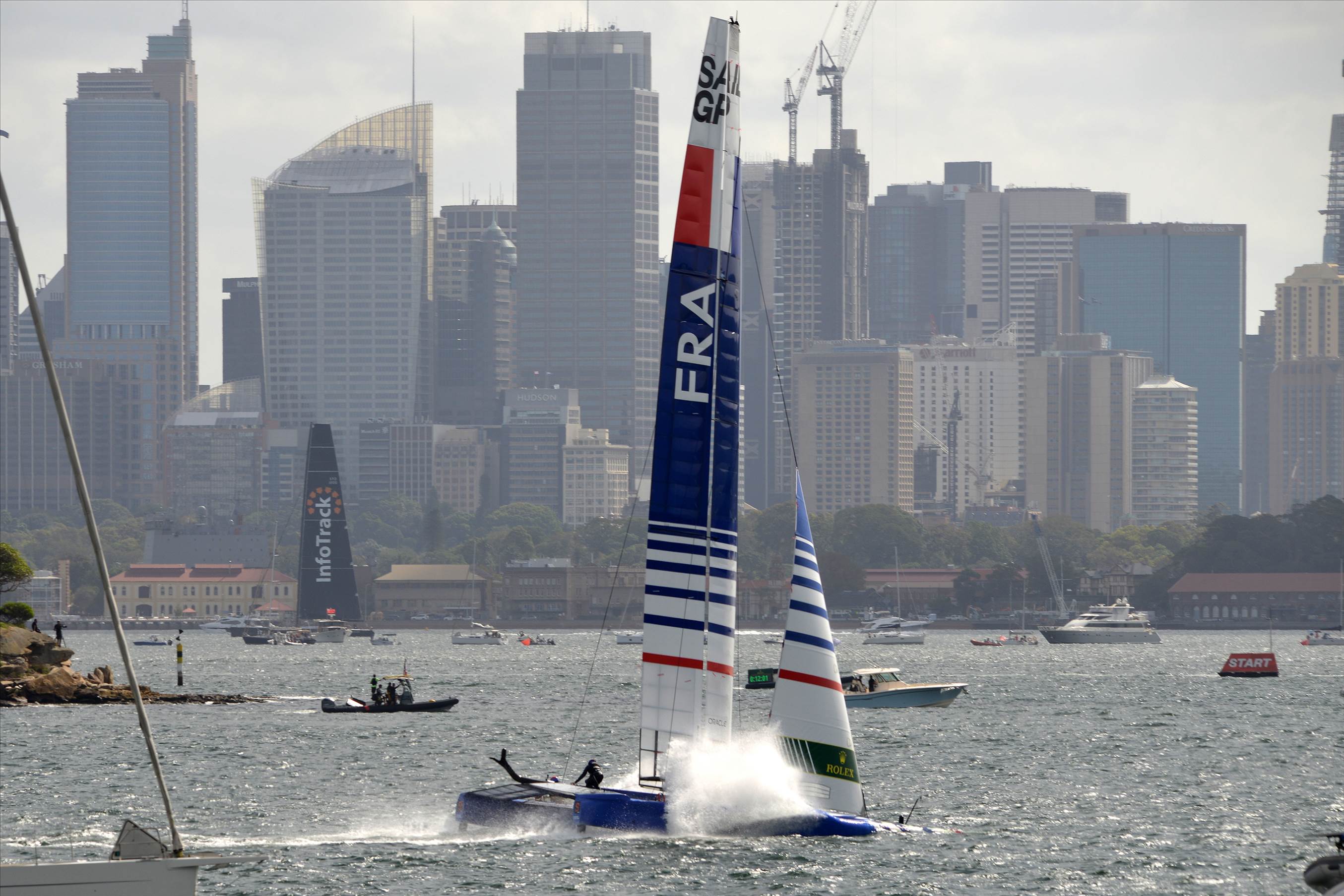 2020 Sail GP Sydney Nosedives