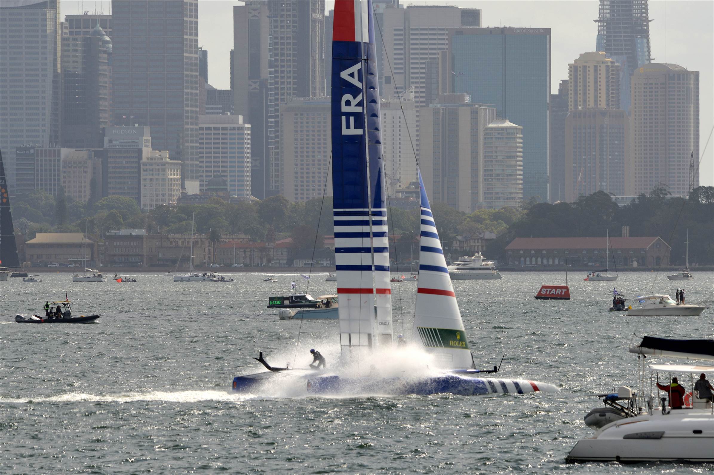 2020 Sail GP Sydney Nosedives