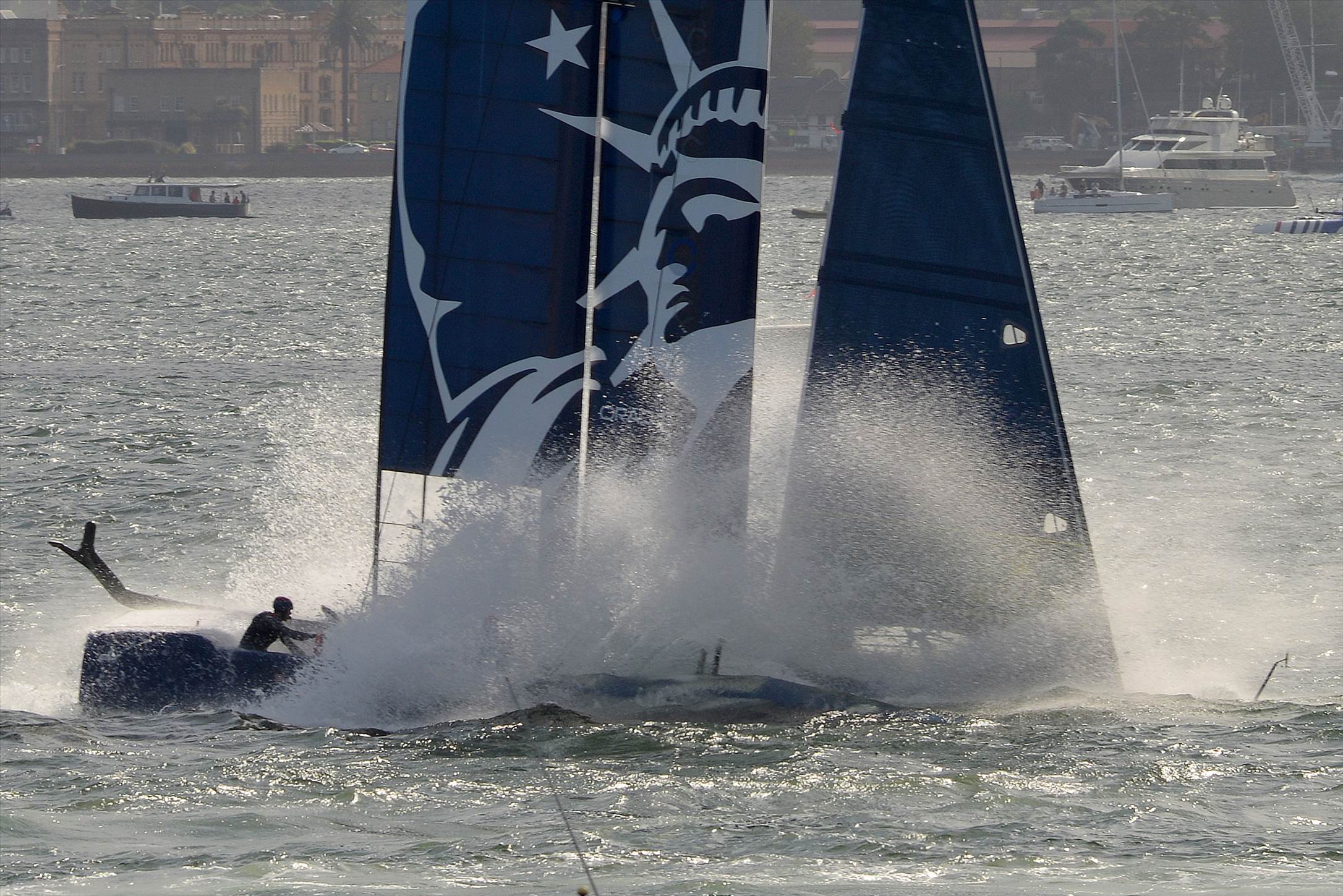 2020 Sail GP Sydney Nosedives