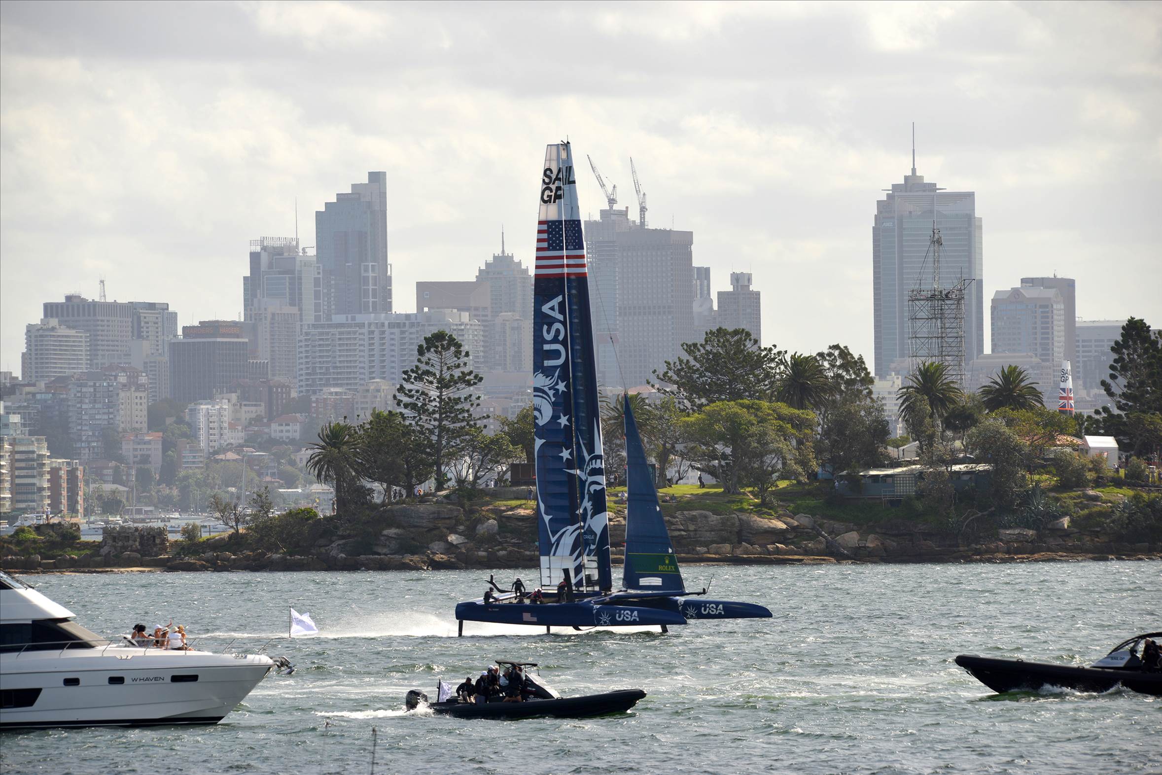 2020 Sail GP Sydney Nosedives