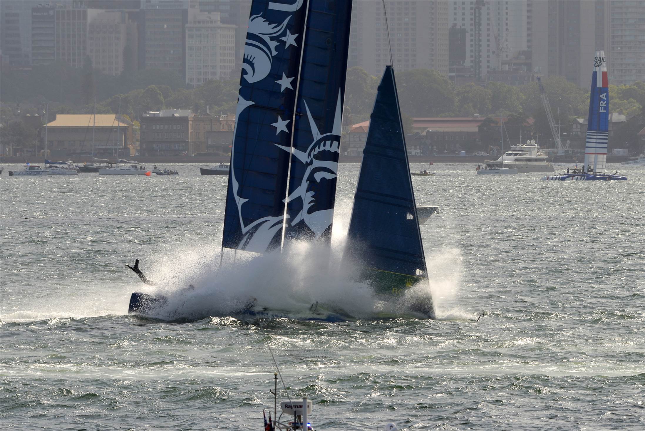 2020 Sail GP Sydney Nosedives
