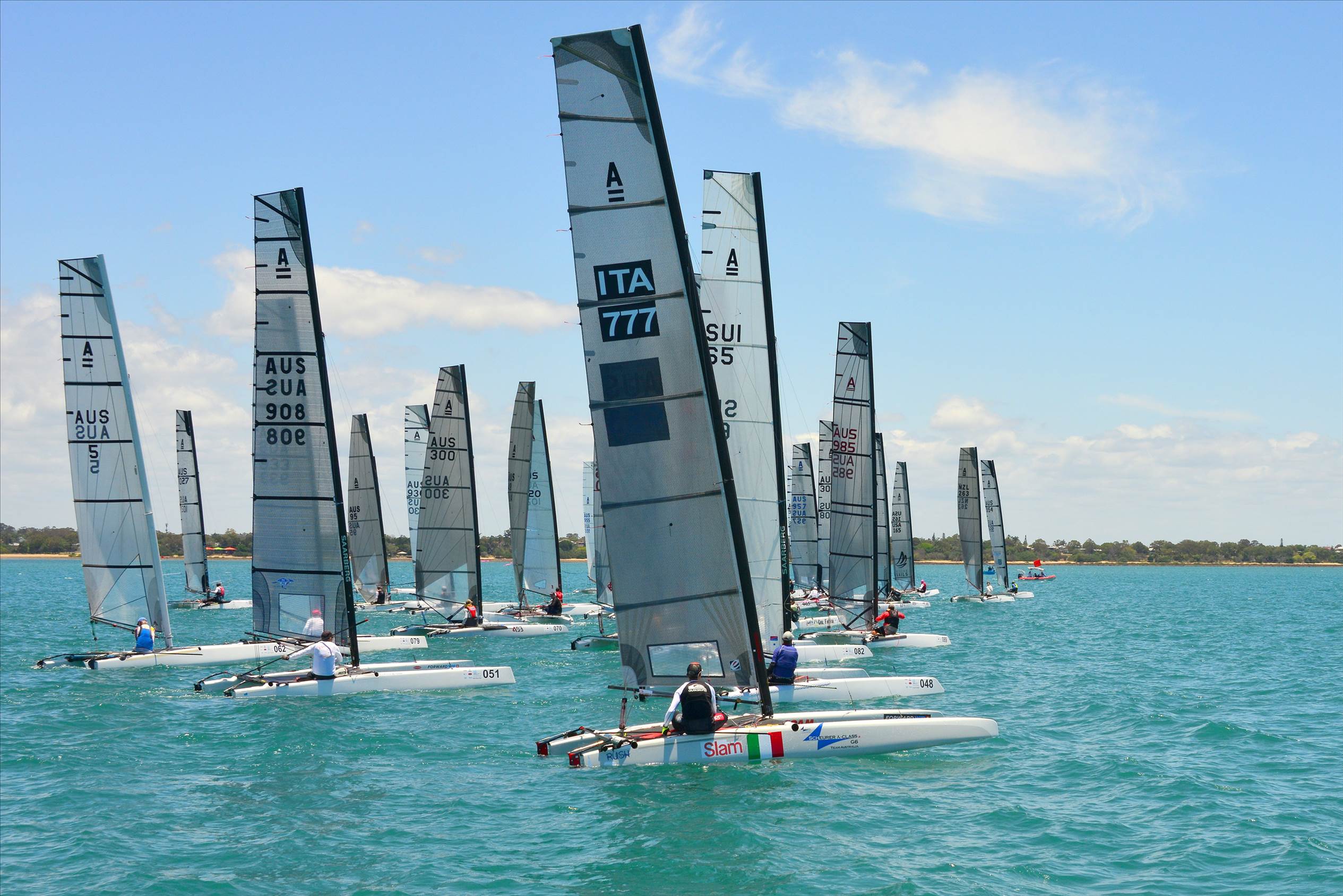 2018 "A" Class Catamaran Worlds (Race 1, Tues 20th)