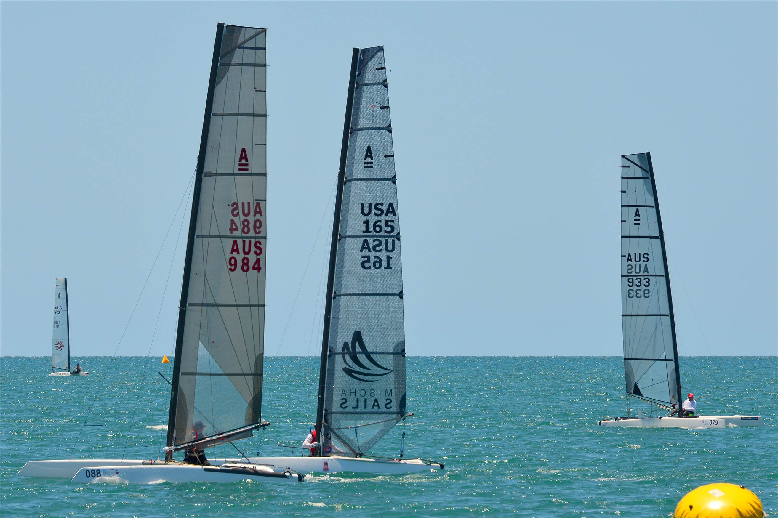 2018 "A" Class Catamaran Worlds (Race 1, Tues 20th)