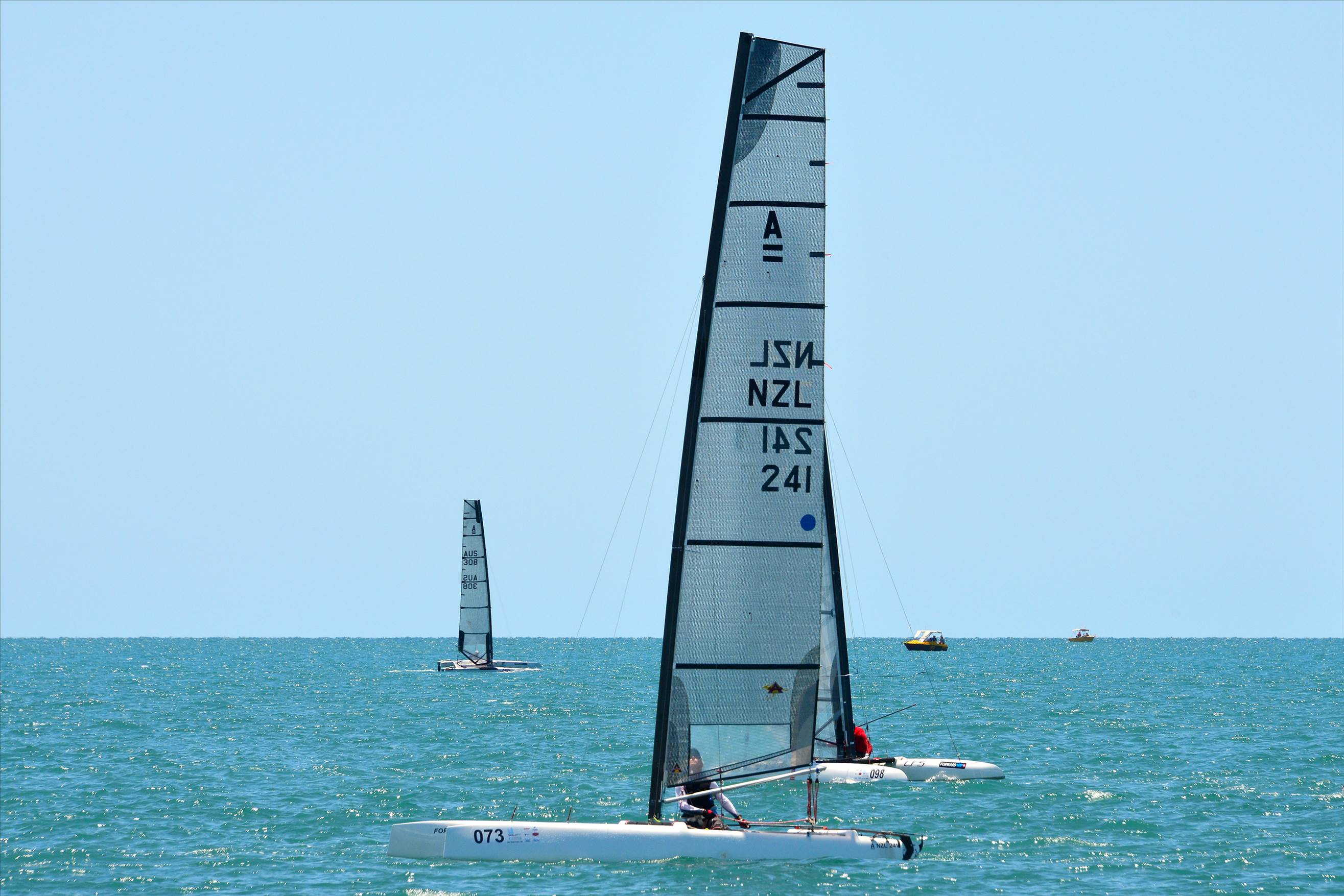 2018 "A" Class Catamaran Worlds (Race 1, Tues 20th)