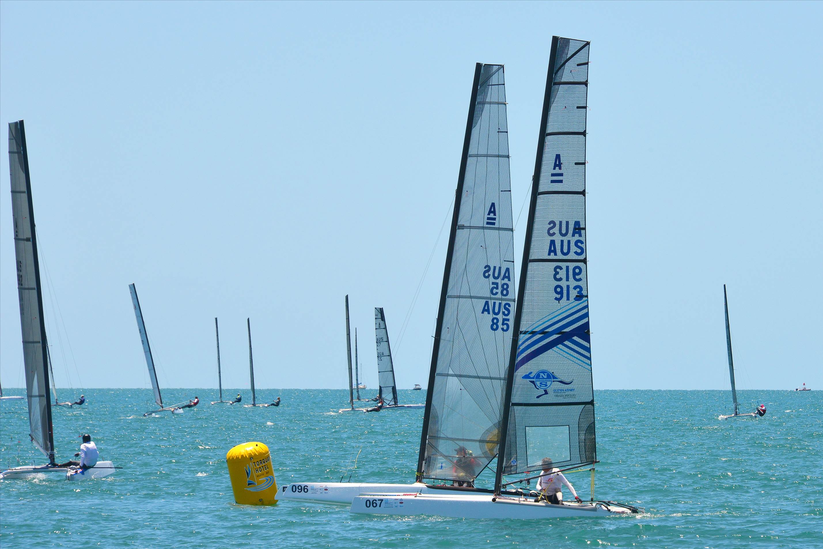 2018 "A" Class Catamaran Worlds (Race 1, Tues 20th)