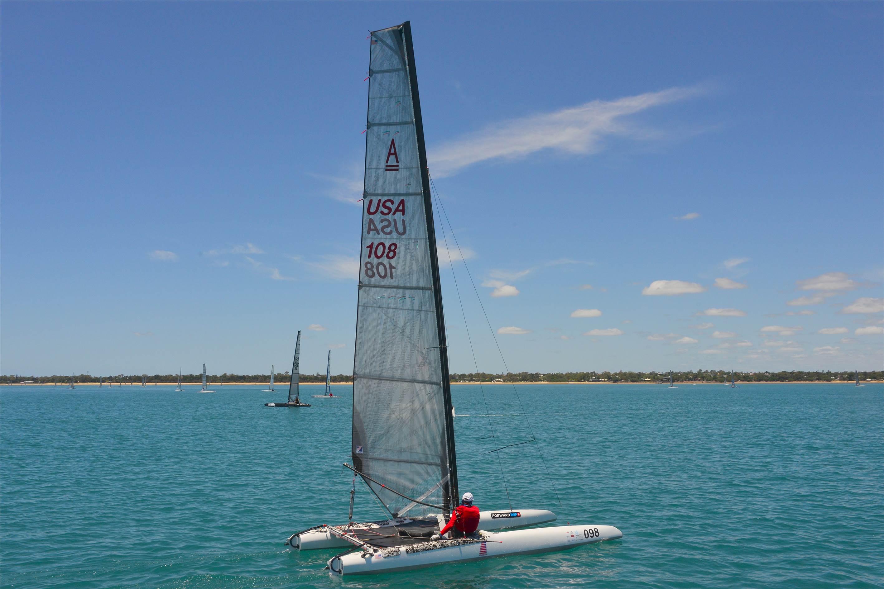 2018 "A" Class Catamaran Worlds (Race 2, Tues 20th)