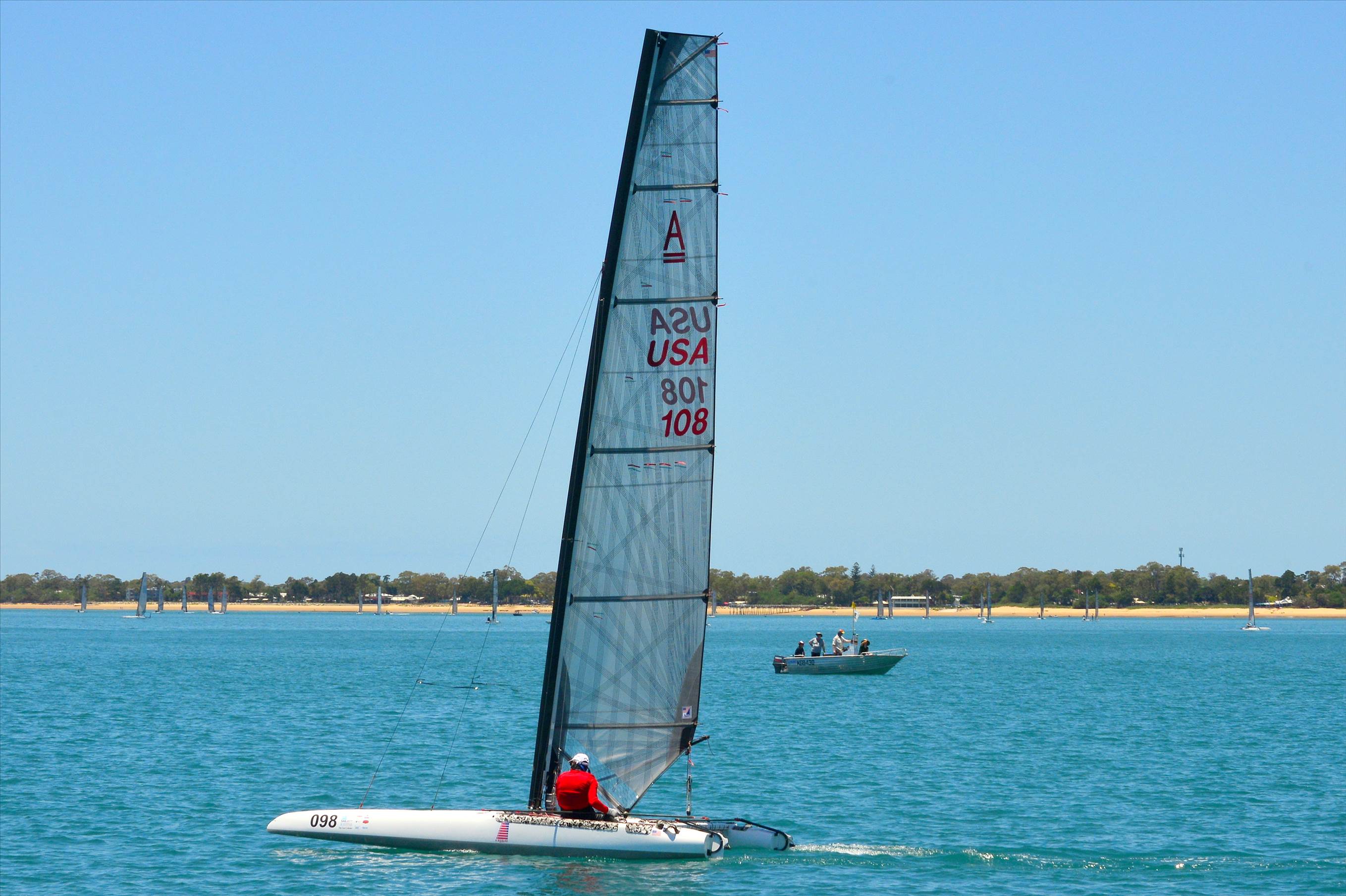 2018 "A" Class Catamaran Worlds (Race 2, Tues 20th)