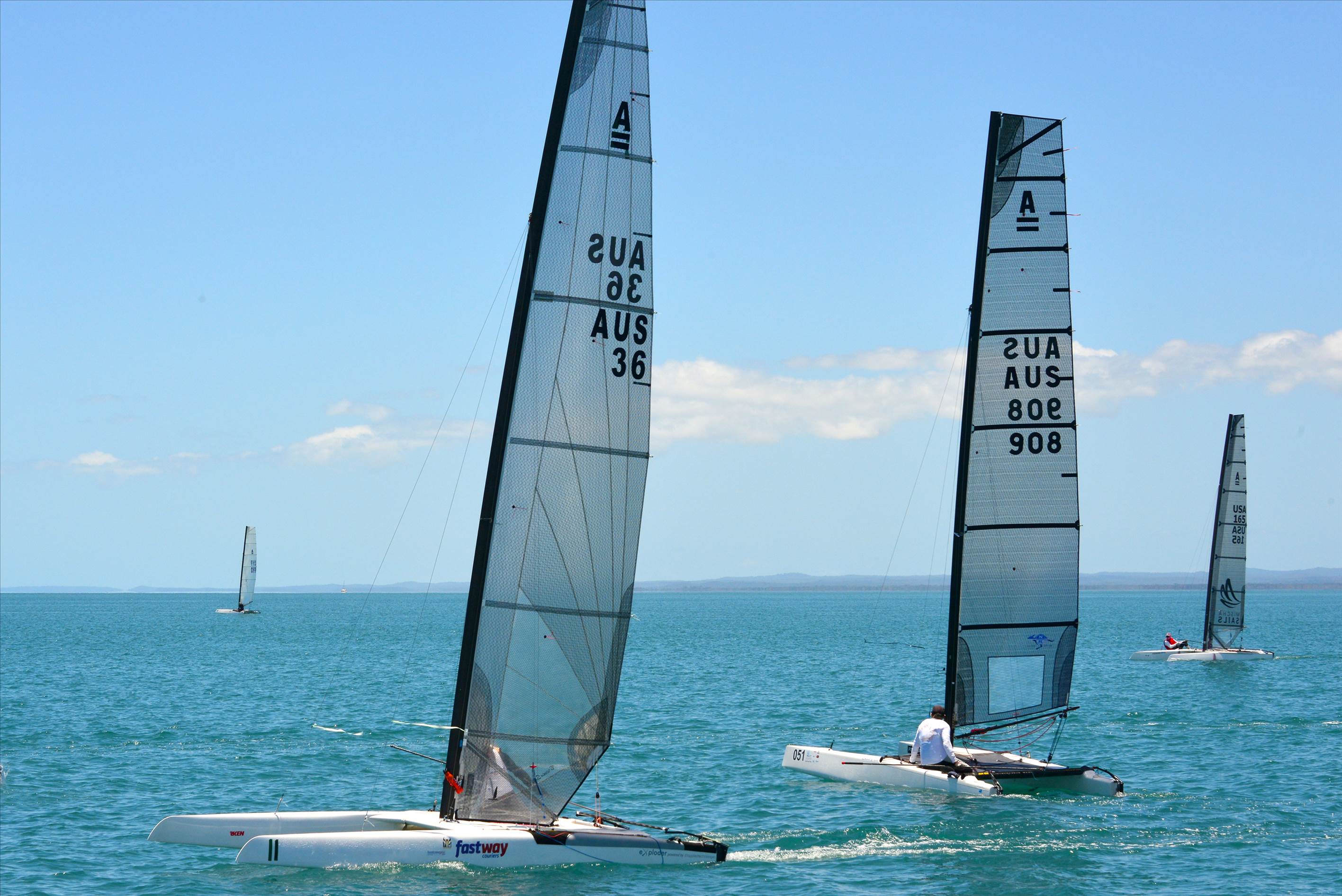 2018 "A" Class Catamaran Worlds (Race 2, Tues 20th)