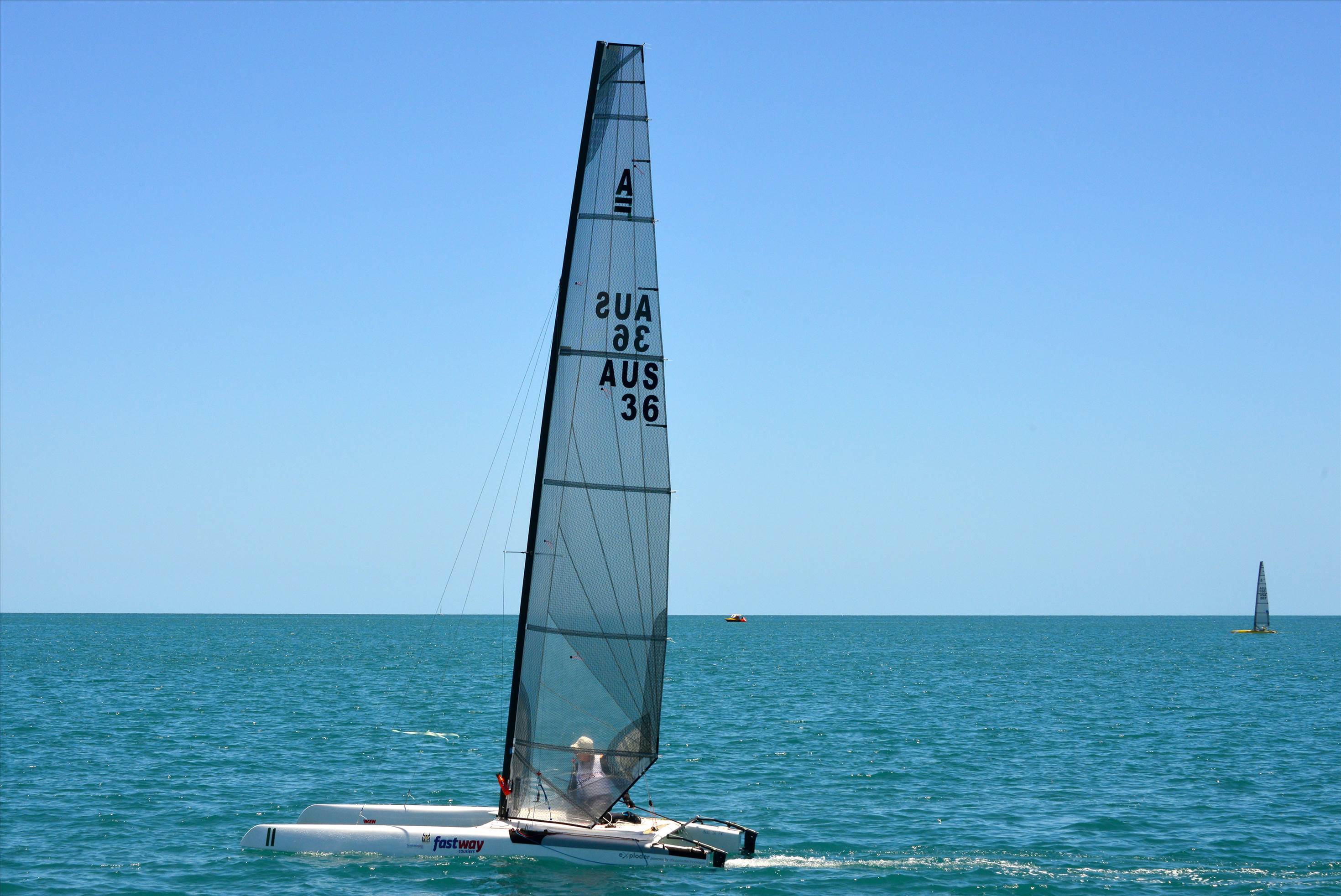 2018 "A" Class Catamaran Worlds (Race 2, Tues 20th)